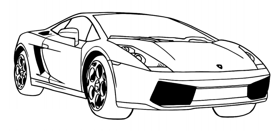 Download Lamborghini Gallardo Coloring Page - Free Printable Coloring Pages for Kids