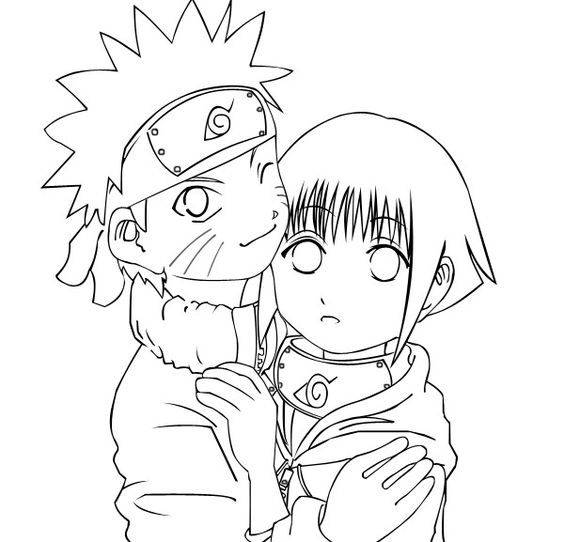 Download Naruto And Hinata Coloring Page - Free Printable Coloring Pages for Kids