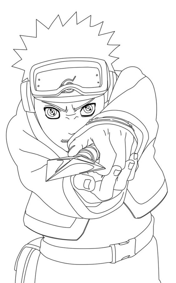 Obito Uchiha Coloring Page - Free Printable Coloring Pages for Kids