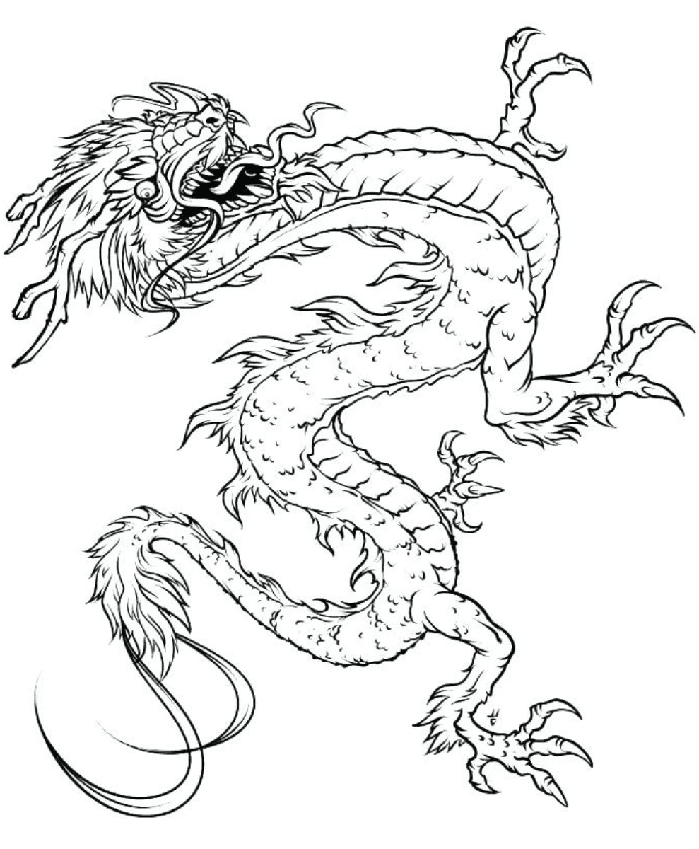 Download Chinese Dragon Coloring Page - Free Printable Coloring ...
