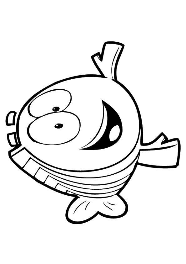 Mr. Grouper Coloring Page - Free Printable Coloring Pages for Kids