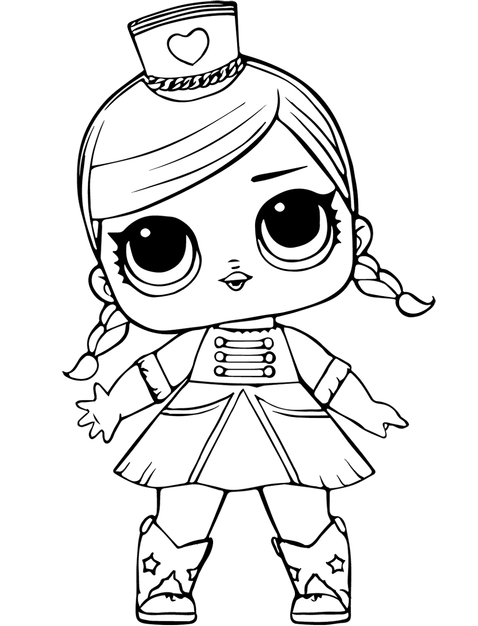 Boneco LOL Doll Coloring Page - Free Printable Coloring ...