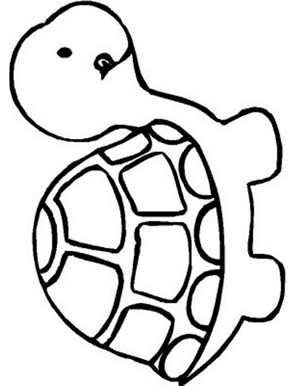 Turtle Coloring Page