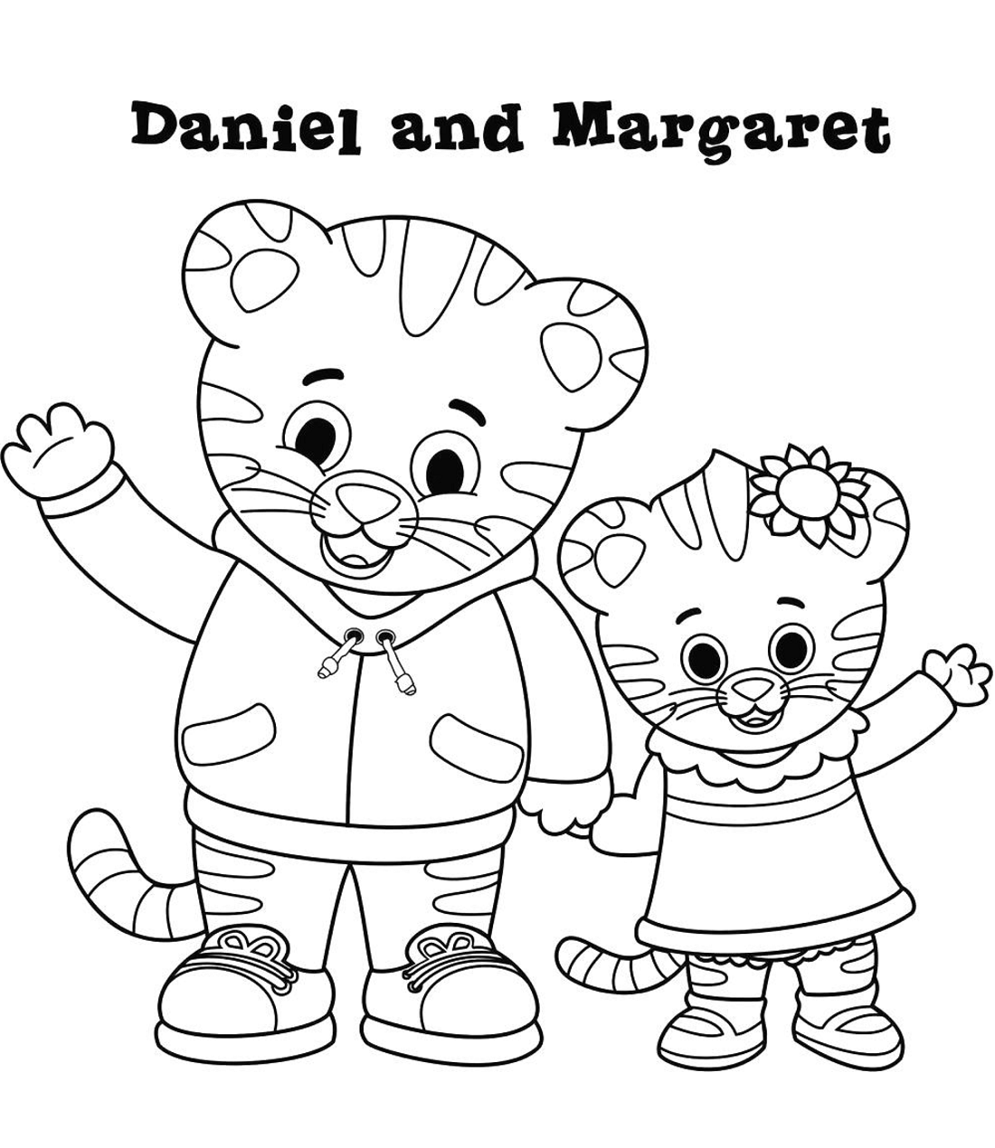 Daniel And Margaret Coloring Page - Free Printable Coloring Pages for Kids