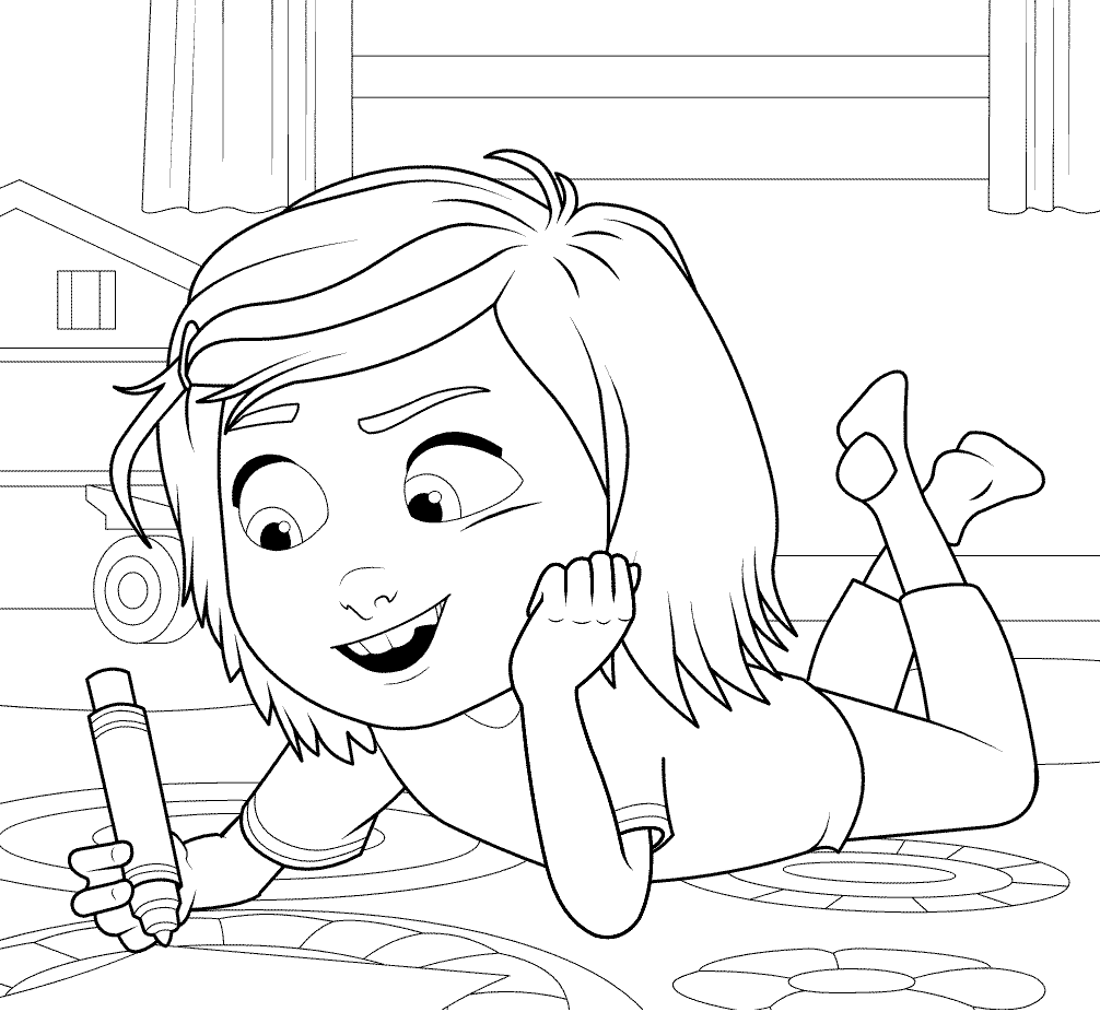 Small June Coloring Page - Free Printable Coloring Pages for Kids
