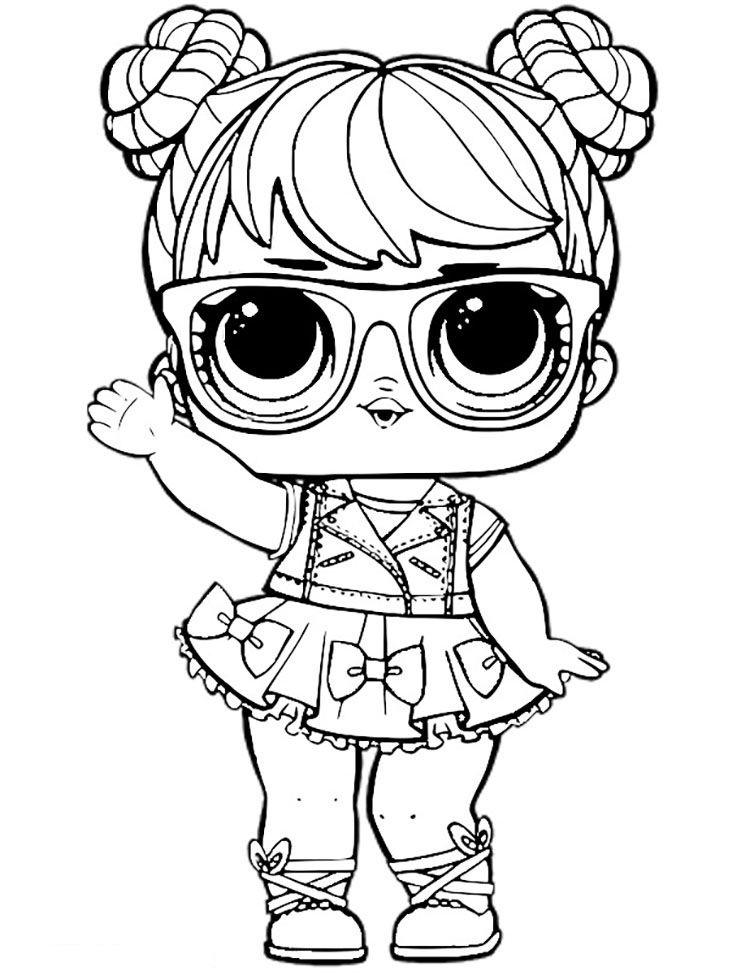 LOL Dolls Coloring Pages Fancy