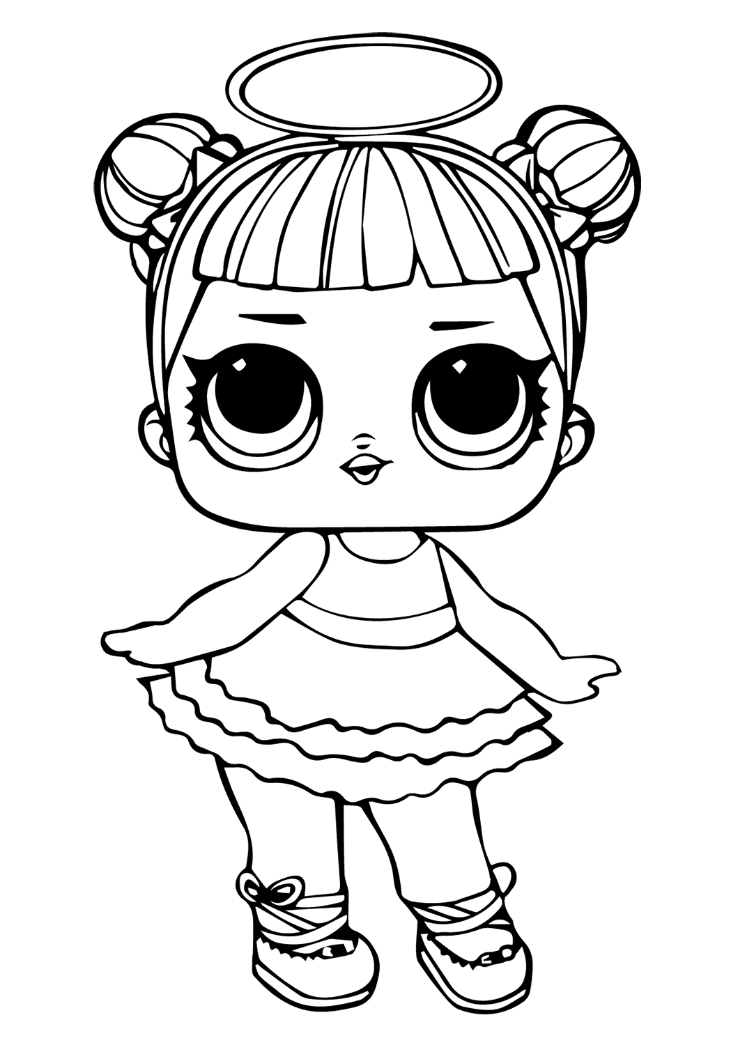 Sugar Lol Doll Coloring Page   Free Printable Coloring Pages for Kids