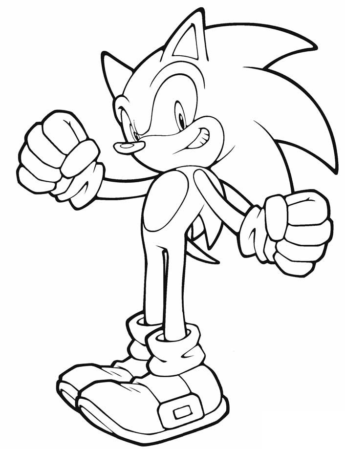 Free Sonic Coloring Pages For Kids Printable Coloring Pages