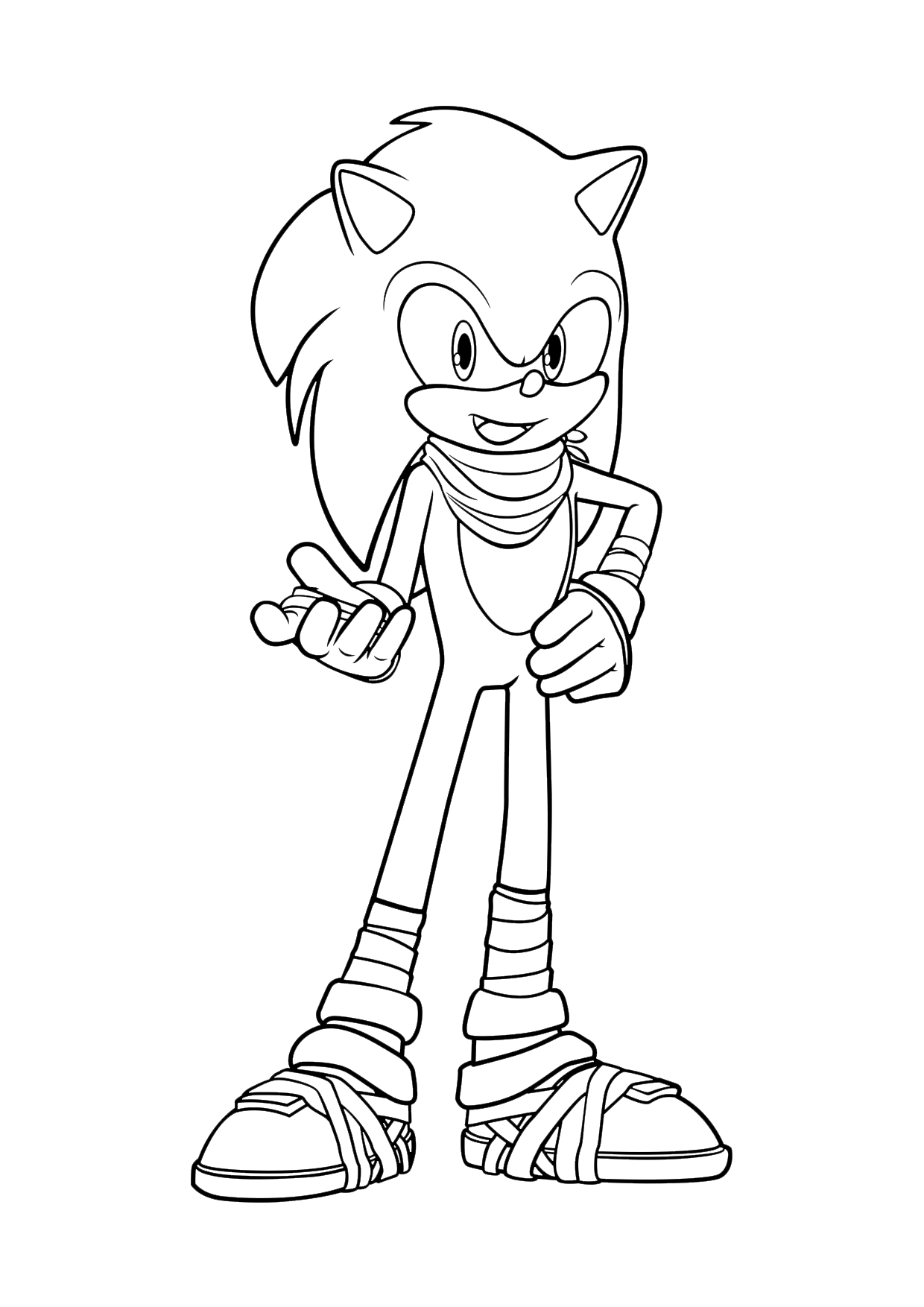 Sonic Boom Sonic And Friends Coloring Pages Sonic Boom Coloring Pages ...
