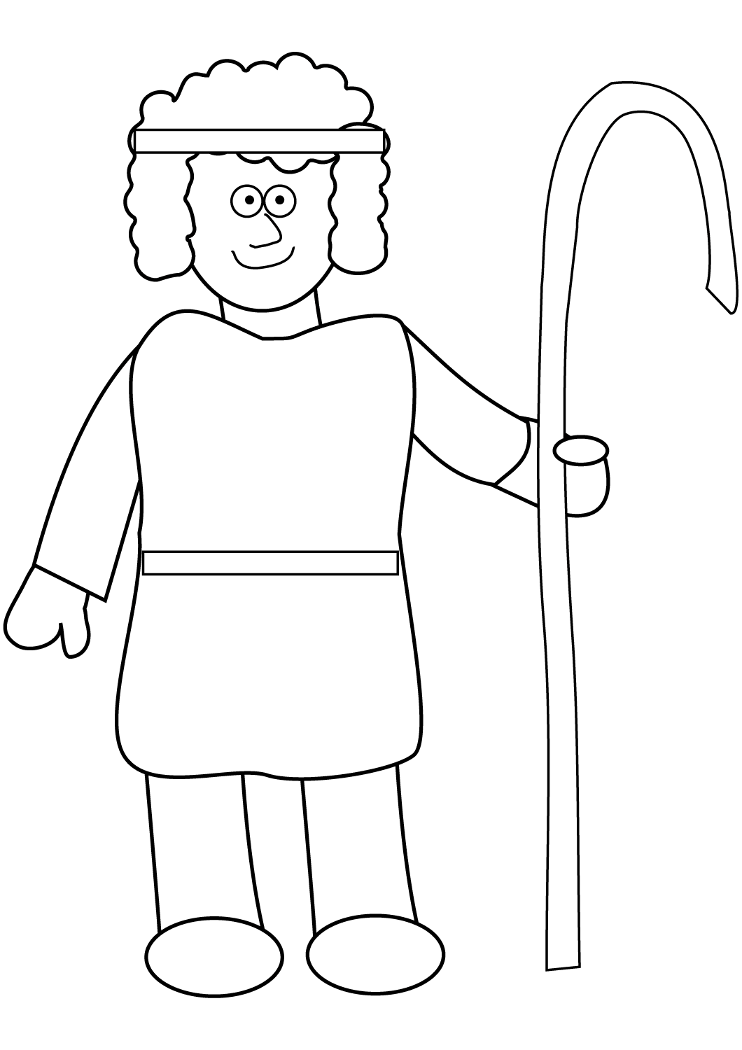 David The Shepherd Boy Coloring Page - Free Printable Coloring Pages ...