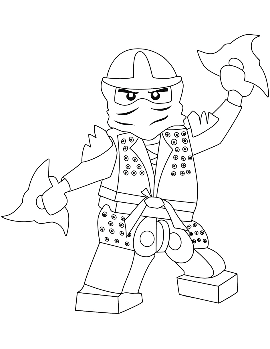 Download Ninjago Green Ninja Coloring Page - Free Printable Coloring Pages for Kids