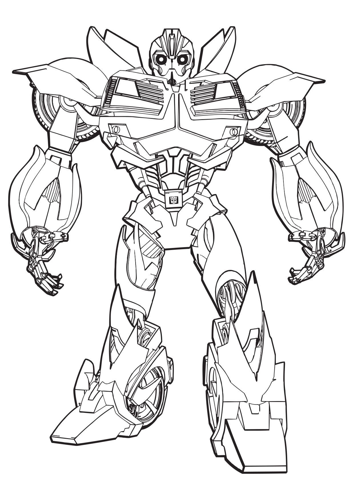 Cool Bumblebee Coloring Page - Free Printable Coloring Pages for Kids