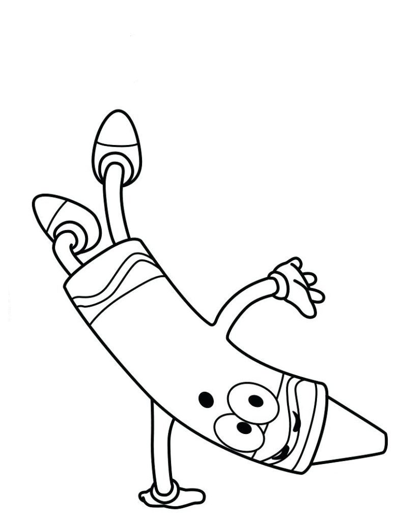 Download Crayola Handstand Coloring Page - Free Printable Coloring ...