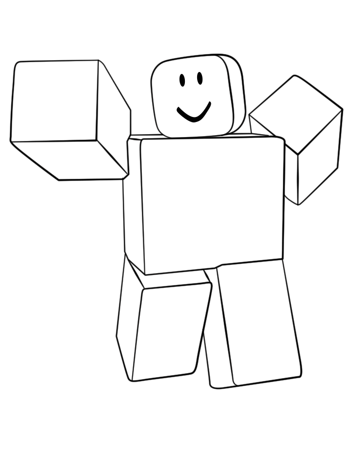 Roblox Noob Fight Render Coloring Page Free Printable Coloring - try these roblox guest coloring pages