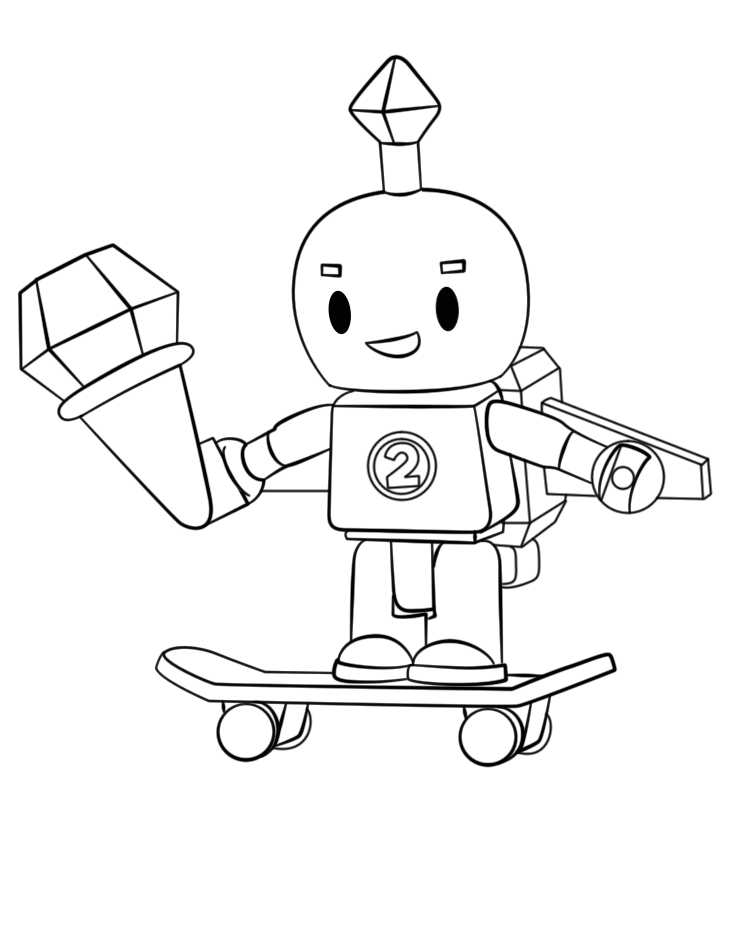 Roblox Robot Coloring Page Free Printable Coloring Pages For Kids - printable roblox guest coloring pages