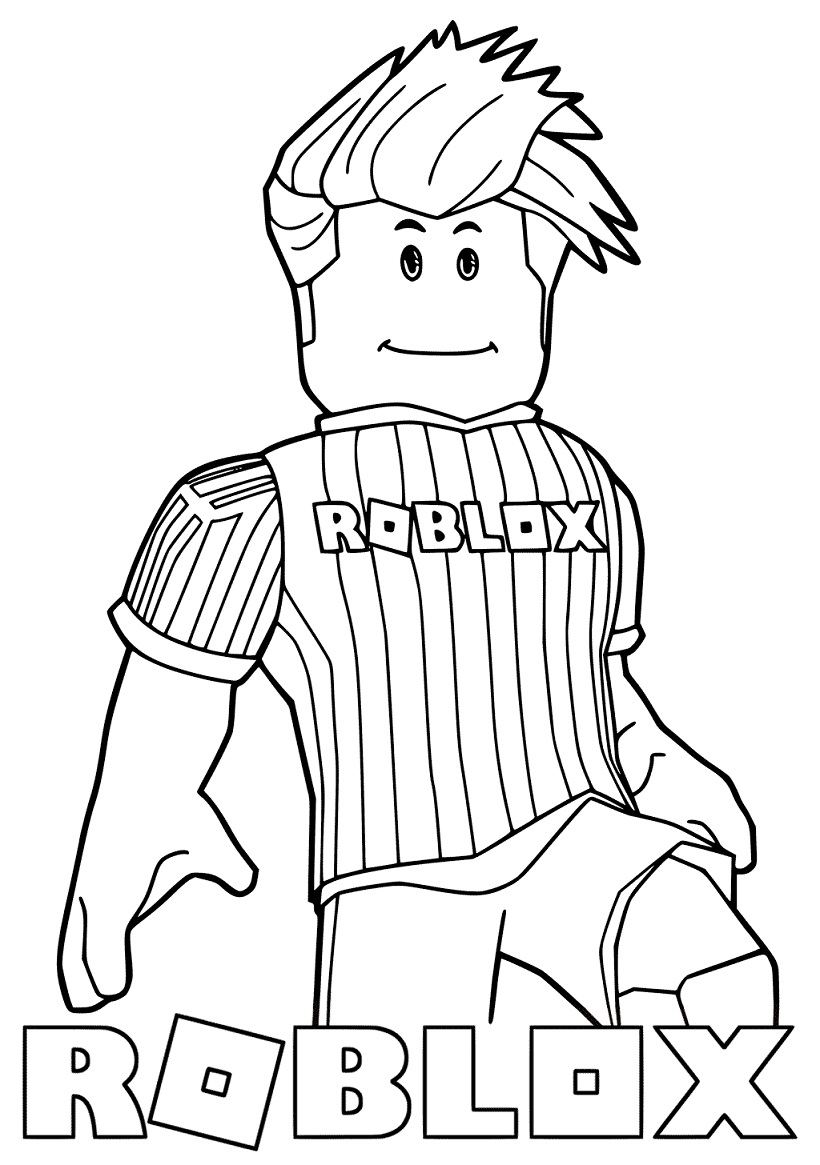 Roblox Footballer Coloring Page Free Printable Coloring Pages - printable roblox guest coloring pages