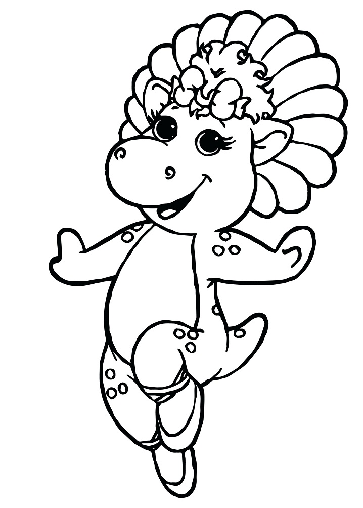 241 Simple Baby Bop Coloring Pages for Adult