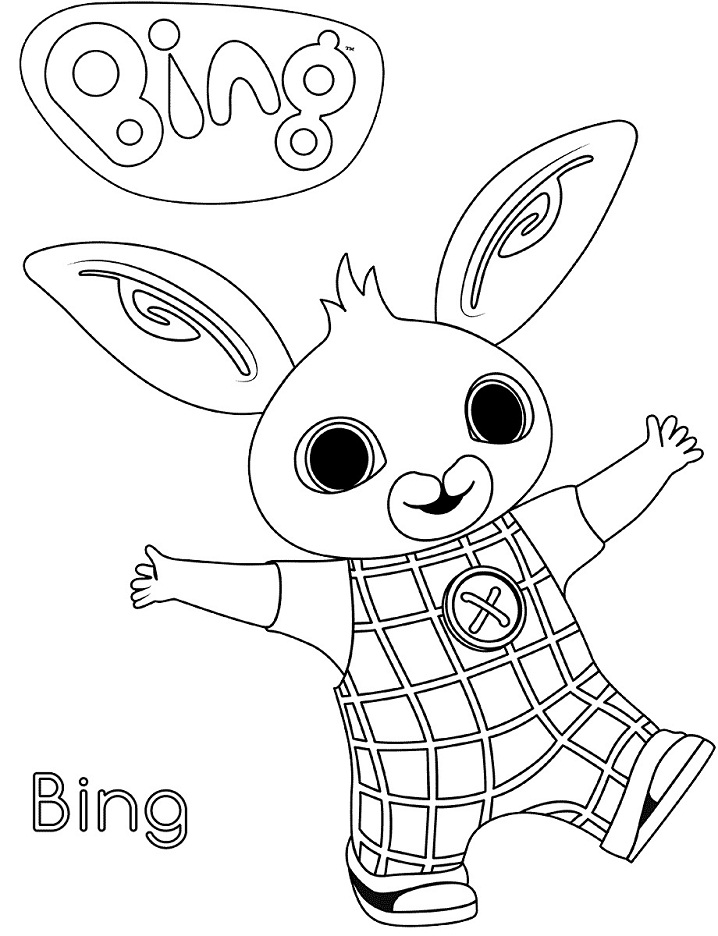 Bing Coloring Page - Free Printable Coloring Pages for Kids