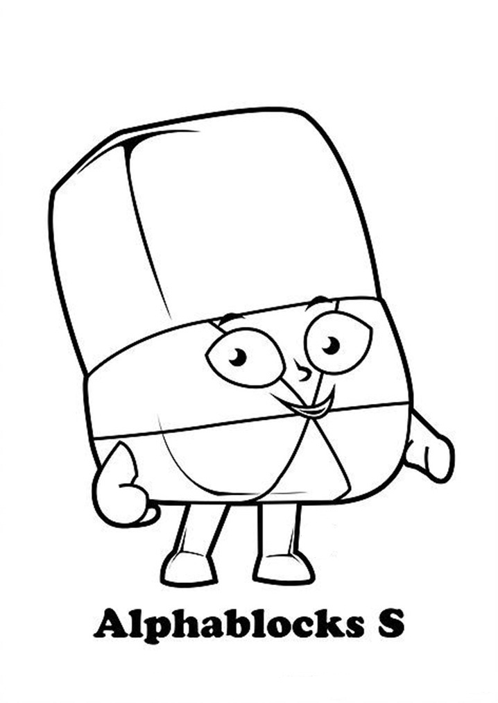 Alphablocks Coloring Pages Infoupdate