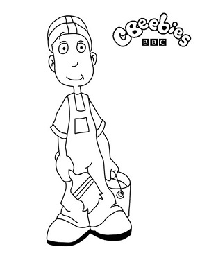 Spencer In Balamory Coloring Page Free Printable Coloring Pages For Kids