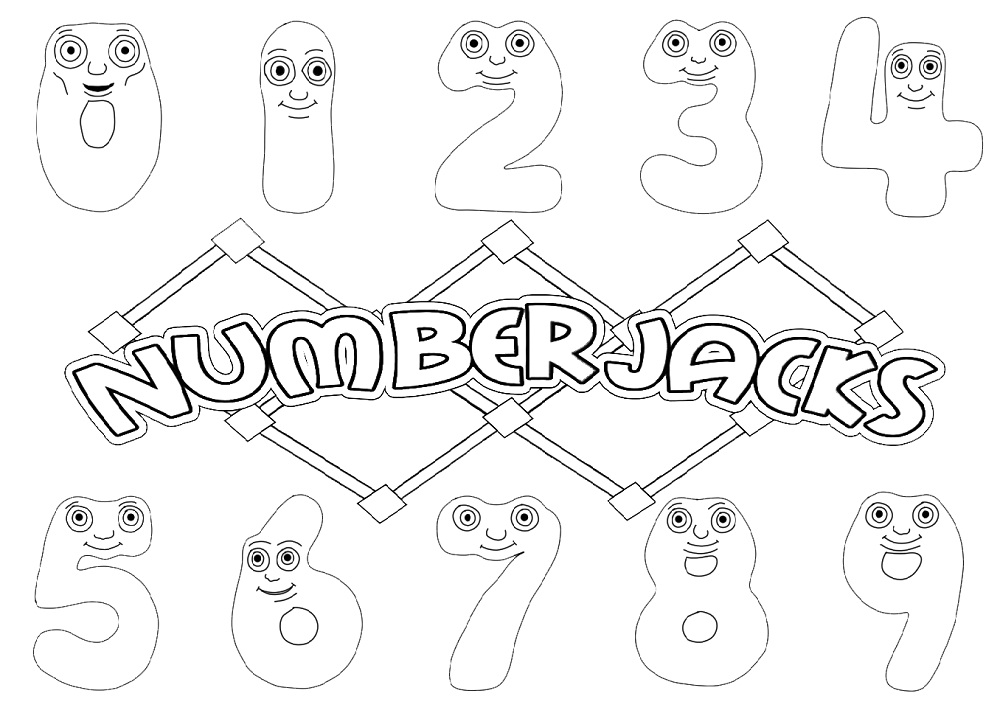 Numberblocks Colouring Pages 6 Numberblocks Two Printable Coloring