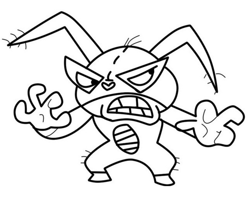 The Flea from Mucha Lucha Coloring Page - Free Printable ...