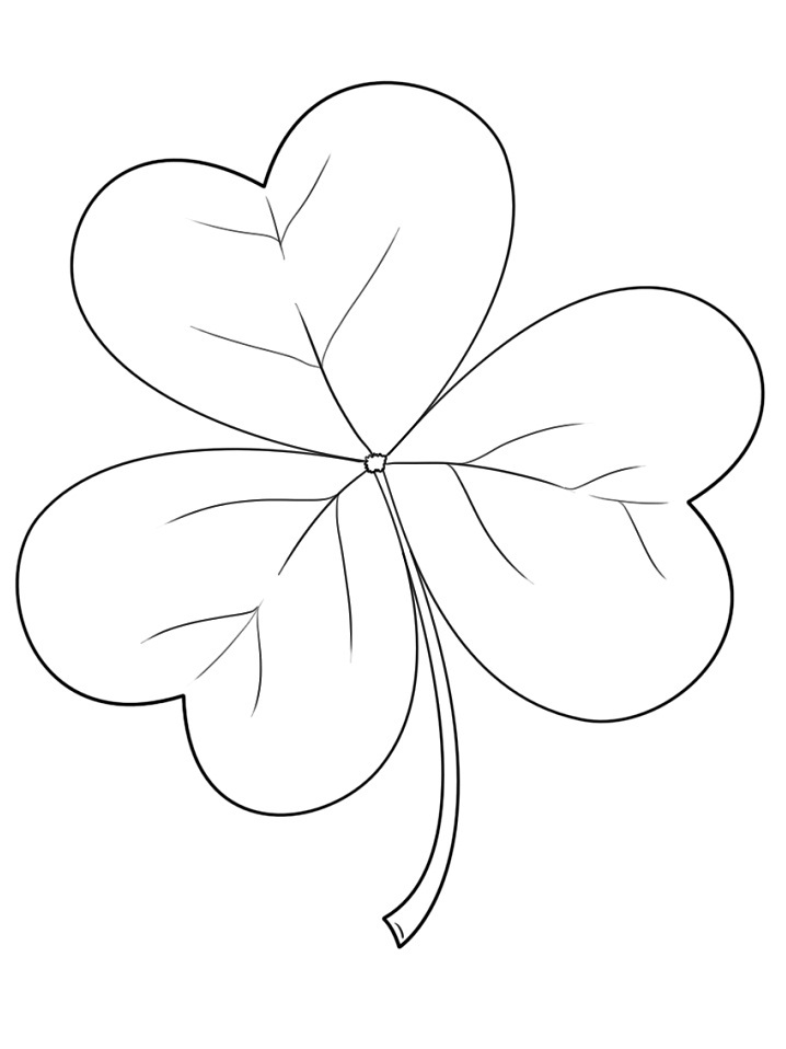 Download Irish Shamrock Coloring Page - Free Printable Coloring ...