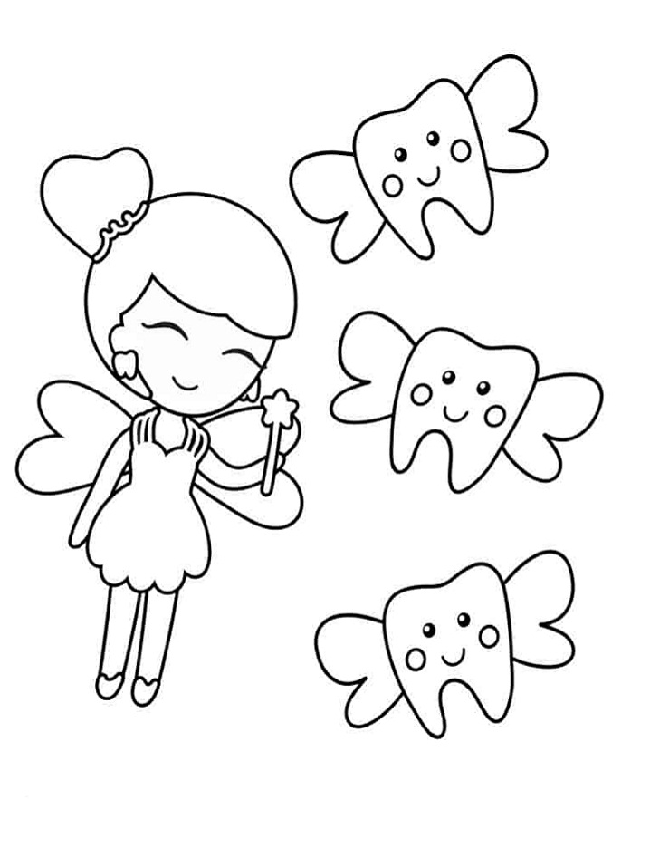 Lovely Tooth Fairy Coloring Page Free Printable Coloring Pages For Kids Lovely Tooth Fairy Coloring Page Free Printable Coloring Pages For Kids