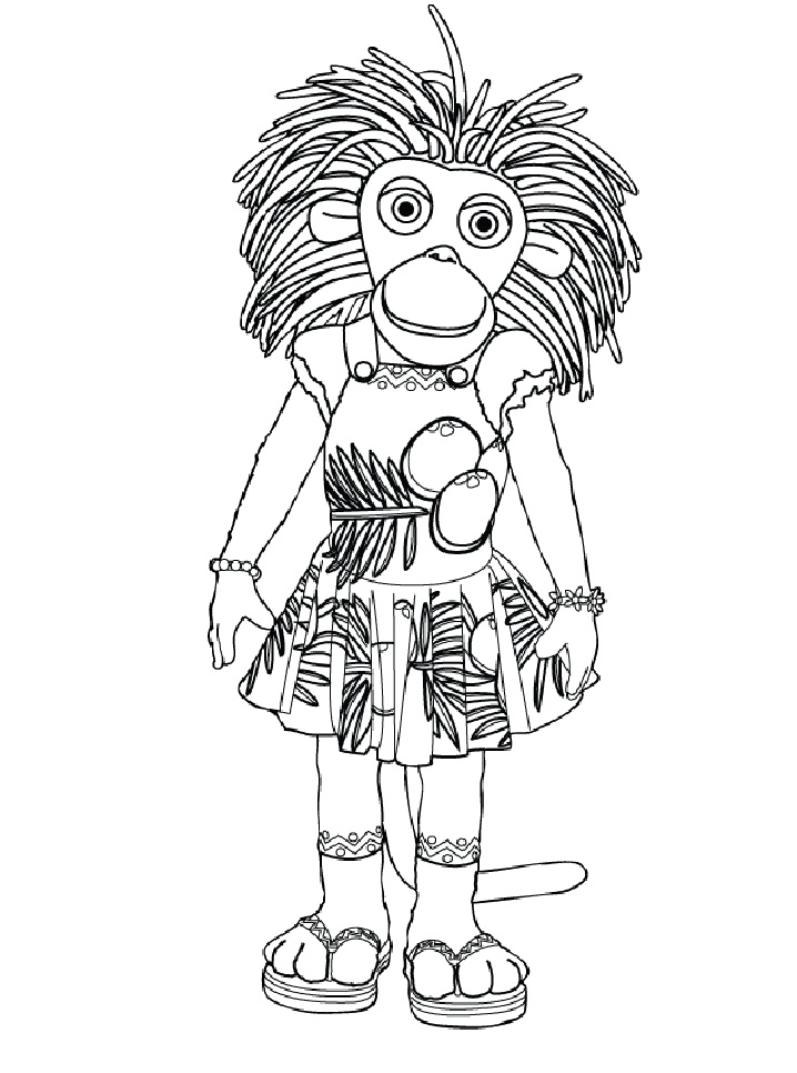 ZingZillas Drum Coloring Page - Free Printable Coloring Pages for Kids
