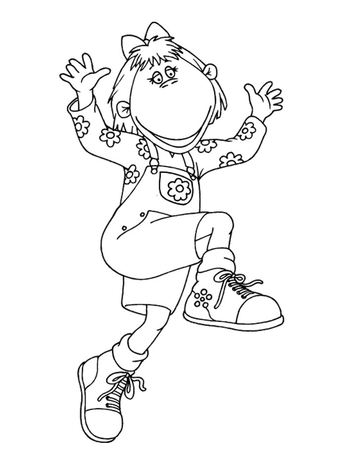 Bella from Tweenies Coloring Page - Free Printable Coloring Pages for Kids
