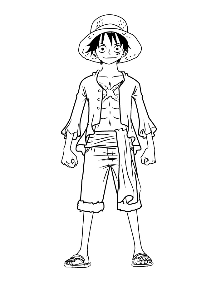 Printable One Piece Coloring Pages