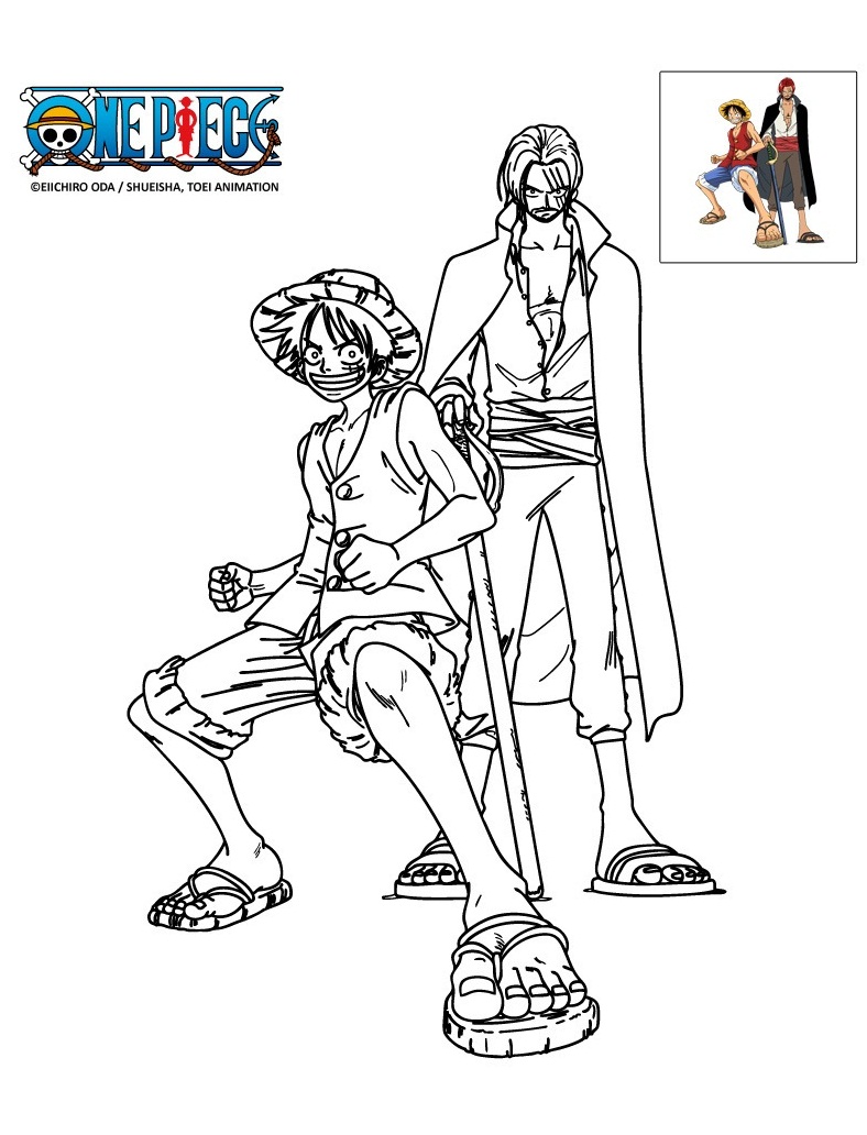 Shanks Coloring Page