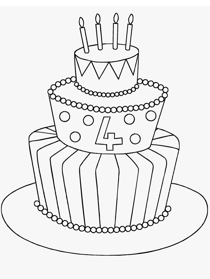 Download 4 Coloring Page PNG - Coloring for kids
