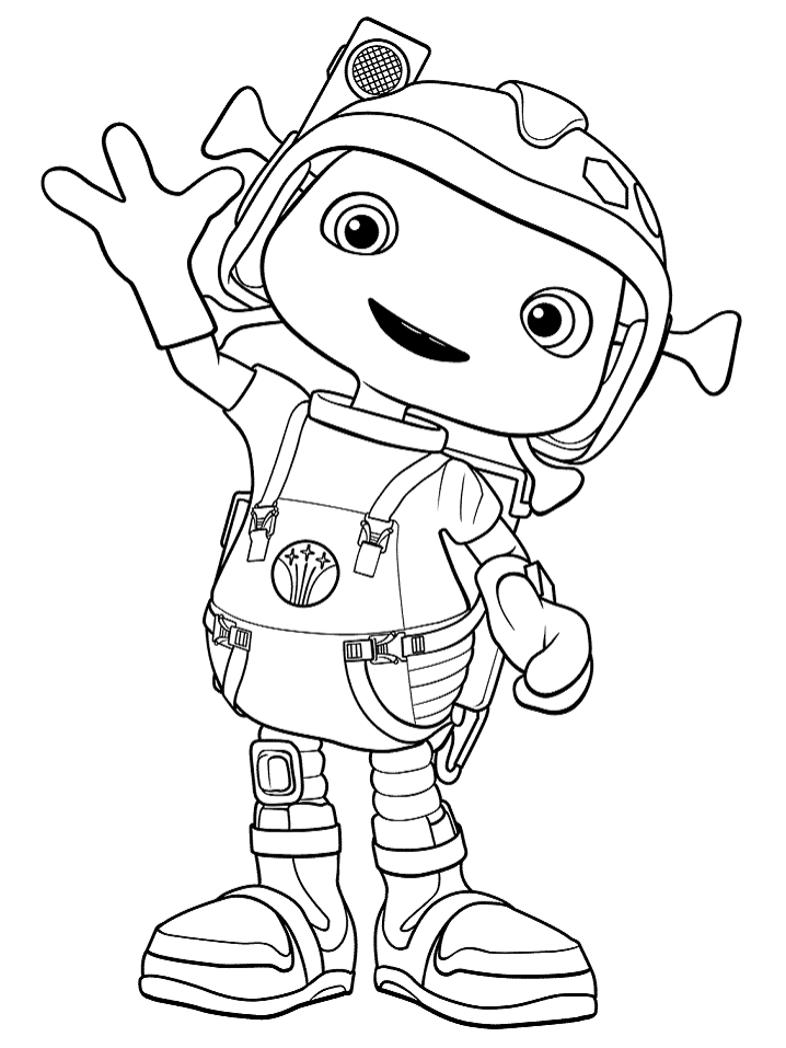 Junior Floogal Boomer Coloring Page - Free Printable Coloring Pages for