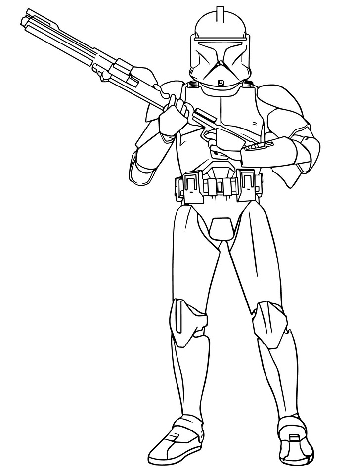 Boba Fett Coloring Page - Free Printable Coloring Pages for Kids