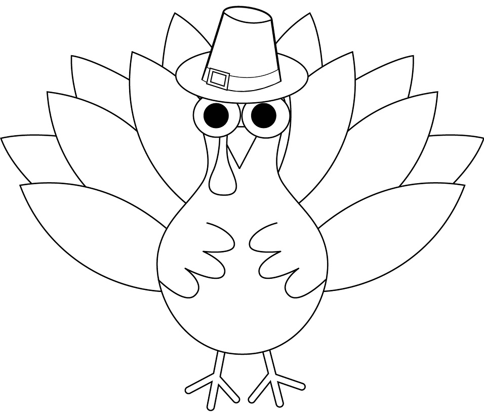 Thanksgiving Turkey Coloring Page Free Printable Coloring Pages for Kids