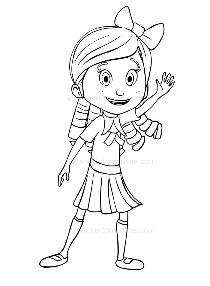 Smiling Goldie Coloring Page Free Printable Coloring Pages