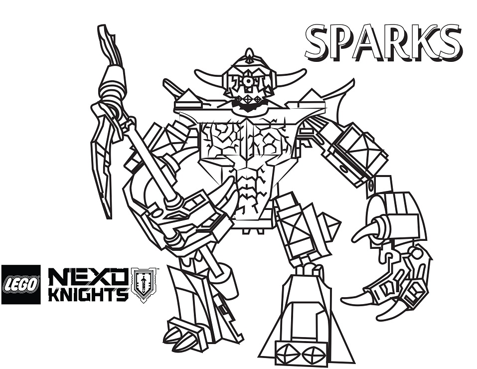 lego nexo knights sparks